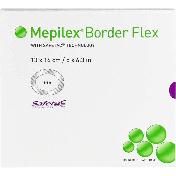 Mepilex Border Flex Schaumverb.haftend 13x16 cm, 5 St VER