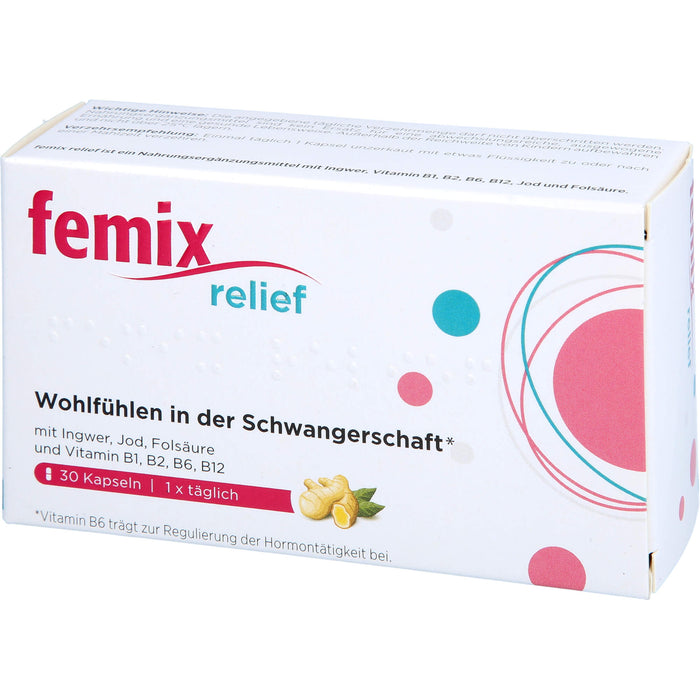 Femix Relief Kapseln zum Wohlfühlen in der Schwangerschaft, 30 St. Kapseln