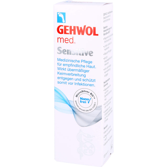 GEHWOL med Sensitive Pflege für empfindliche Haut, 125 ml Creme