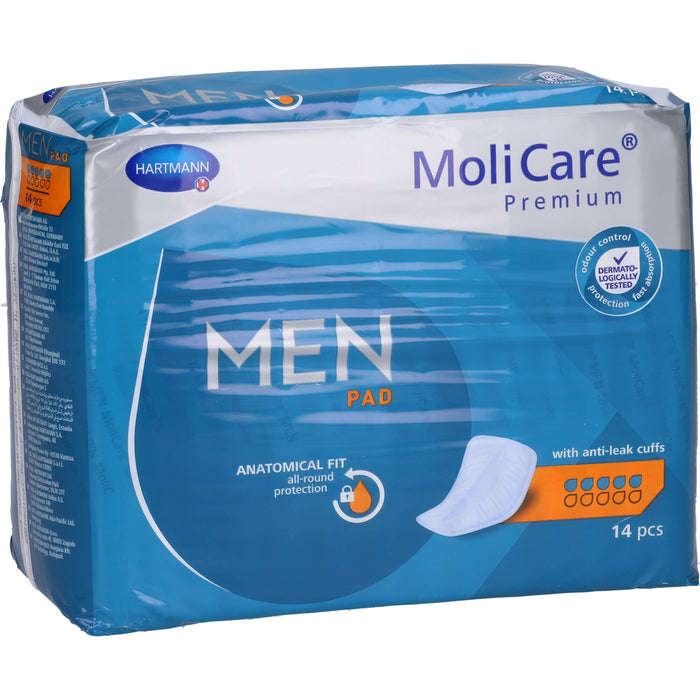 MoliCare Premium MEN PAD 5 Tropfen, 12X14 St