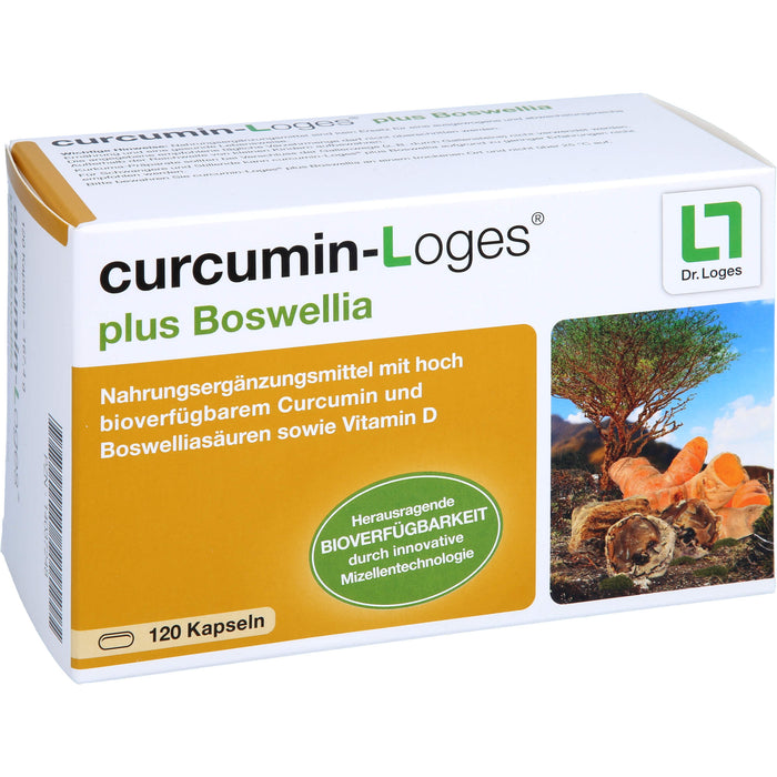 curcumin-Loges plus Boswellia Kapseln, 120 St. Kapseln