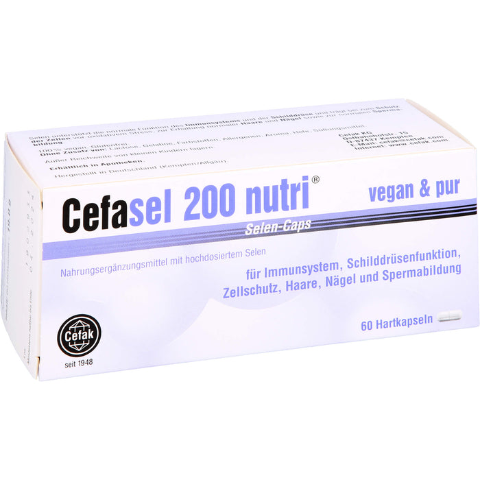 Cefasel 200 nutri Selen-Caps, 60 St HKP