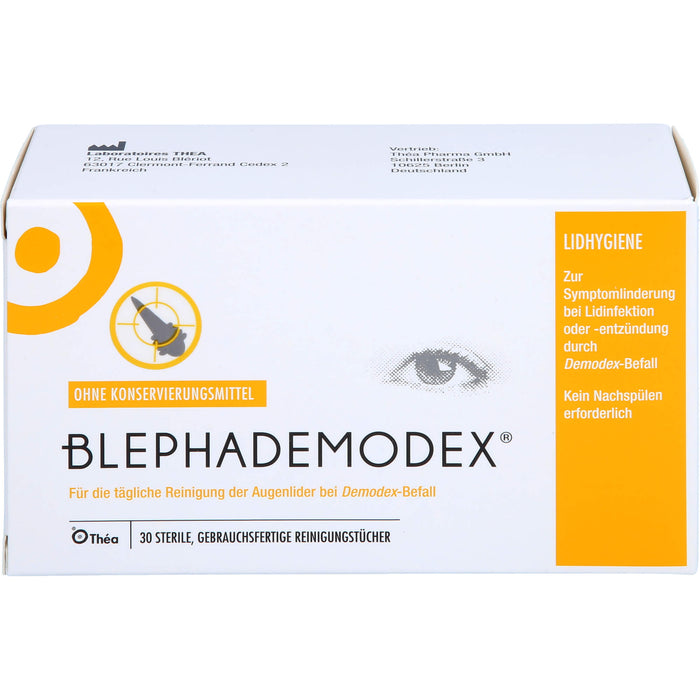 Blephademodex, sterile Reinigungstücher, 30 St. Kompressen