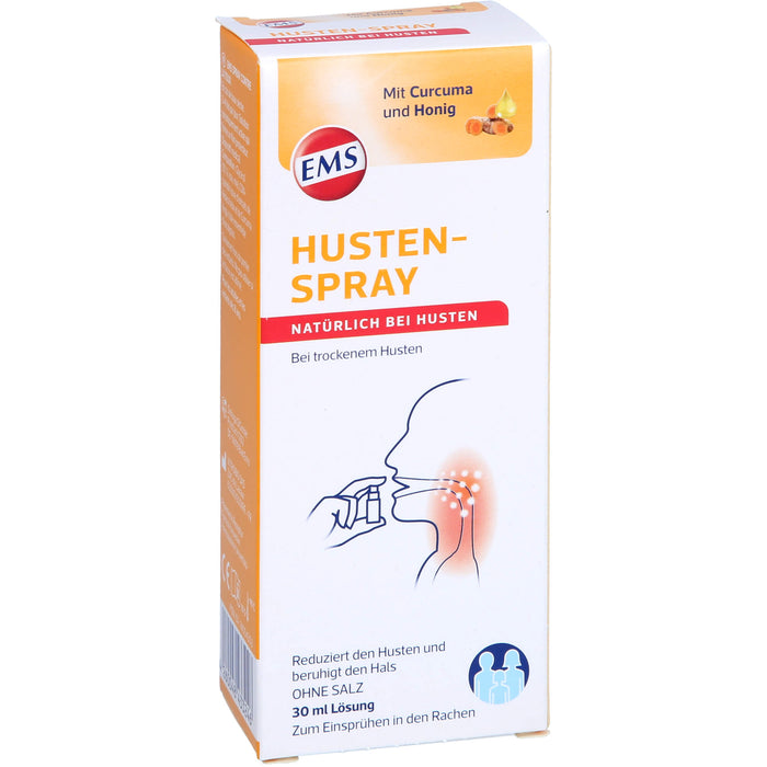 EMS Hustenspray bei trockenem Husten, 30 ml Lösung