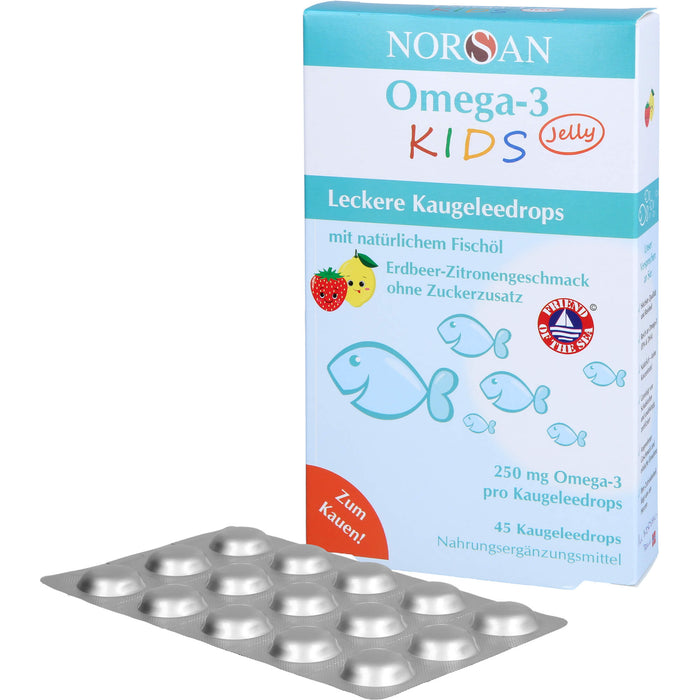 NORSAN Omega-3 Kids Jelly, 45 St DRA