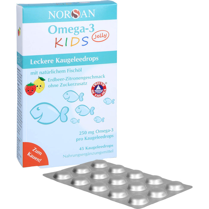 NORSAN Omega-3 Kids Jelly, 45 St DRA