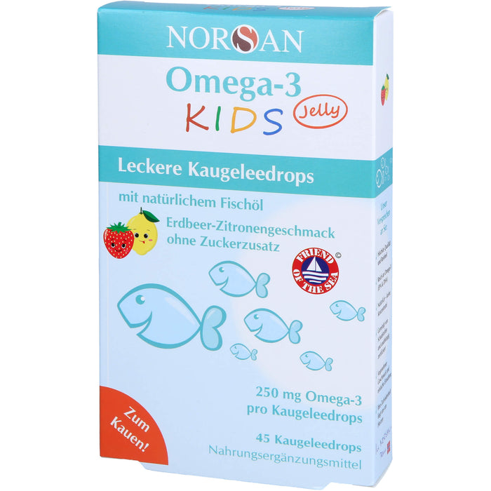 NORSAN Omega-3 Kids Jelly, 45 St DRA