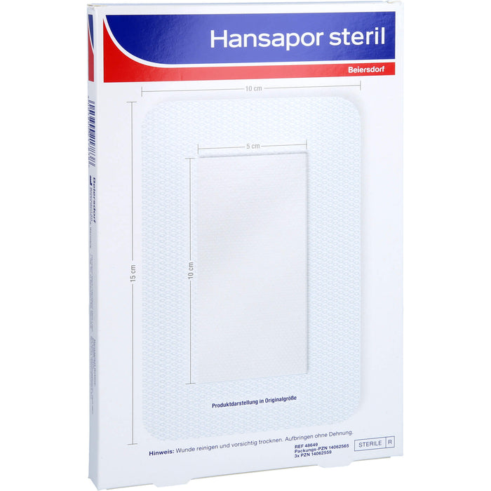 Hansapor steril 10x15 cm 25Stk, 1 St VER