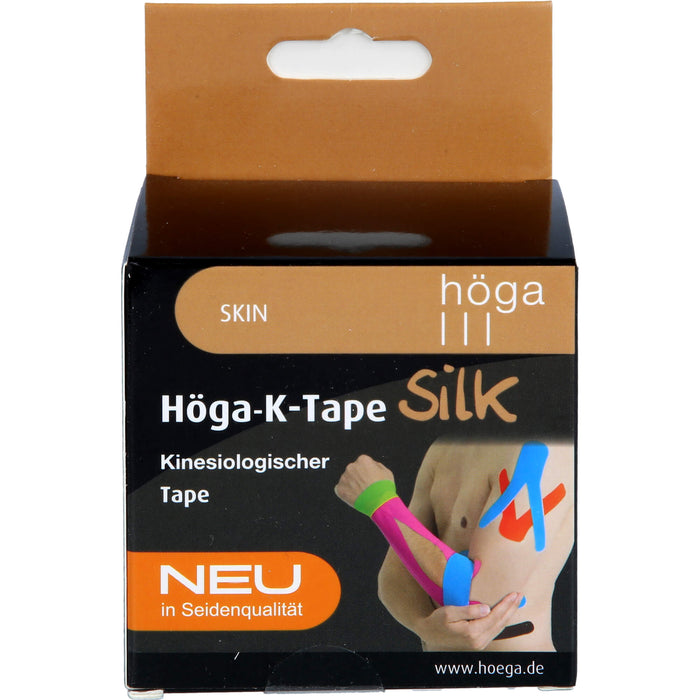 Höga-K-Tape Silk 5cmx5m skin KinesiologischerTape, 1 St. Pflaster