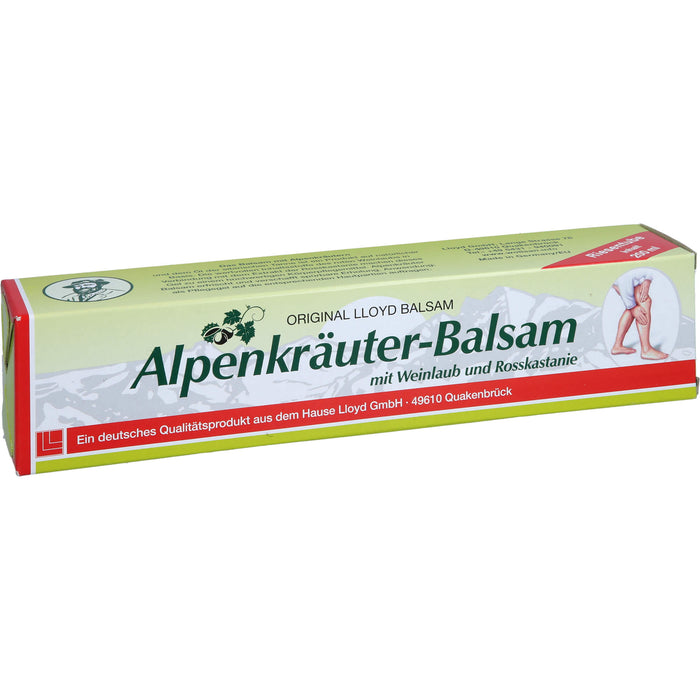 Alpenkräuter Balsam m. Weinlaub+Rosskastanie LLOYD, 200 ml BAL