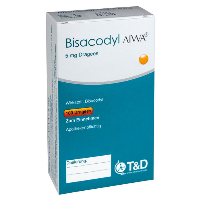 Bisacodyl AIWA 5 mg Dragees, 20 St. Tabletten