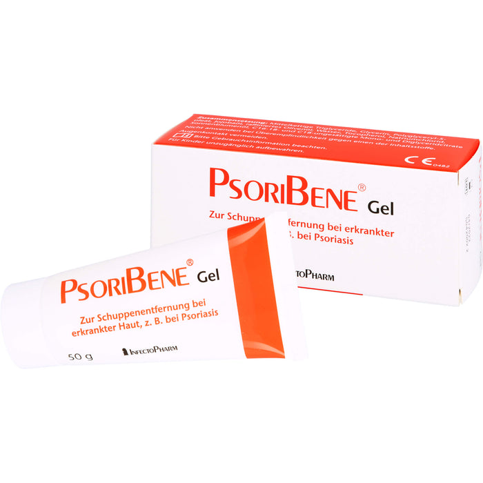 PSORIBENEGel zur Schuppenentfernung bei erkrankter Haut z.B. bei Psoriasis, 50 g Gel