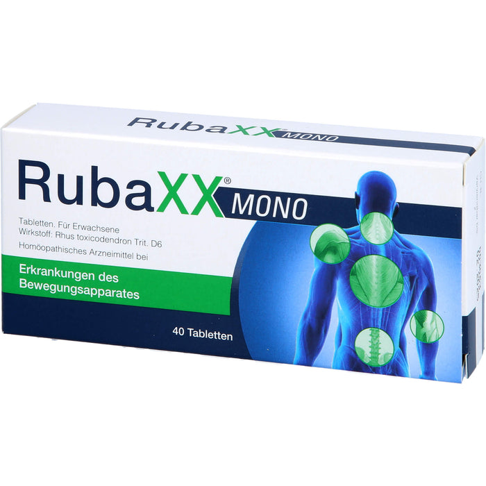 RubaXX mono Tabletten bei Erkrankungen des Bewegungsapparates, 40 St. Tabletten
