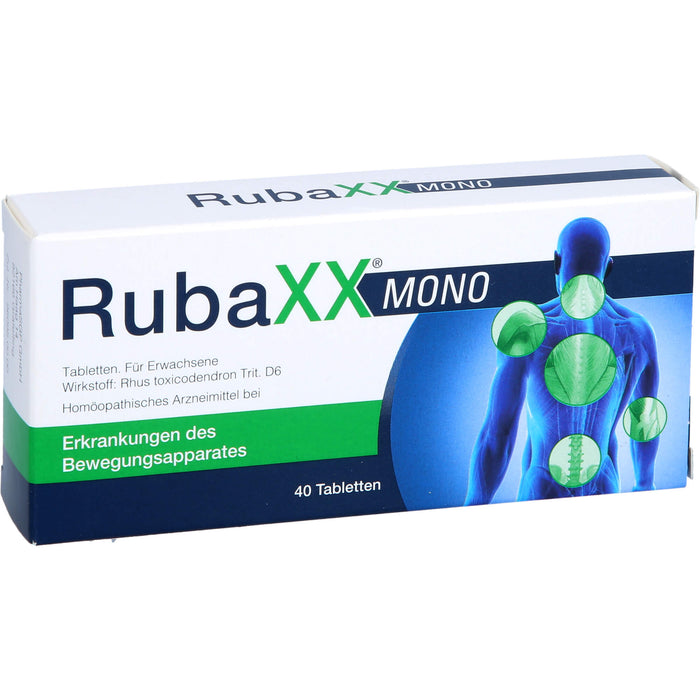 RubaXX mono Tabletten bei Erkrankungen des Bewegungsapparates, 40 St. Tabletten