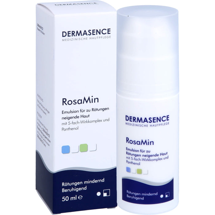 DERMASENCE RosaMin Emulsion für zu Rötungen neigende Haut, 50 ml Lösung