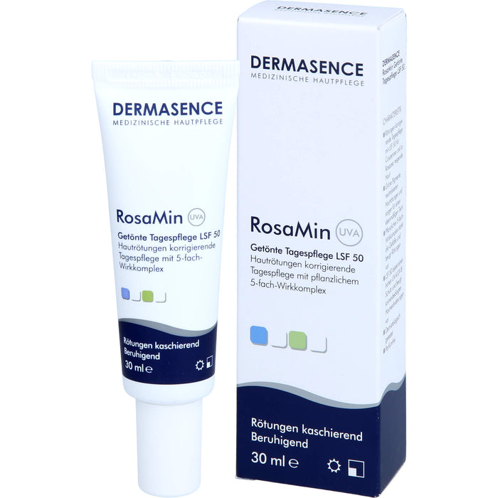 DERMASENCE RosaMin getönte Tagespflege LSF 50 Creme, 30 ml Creme