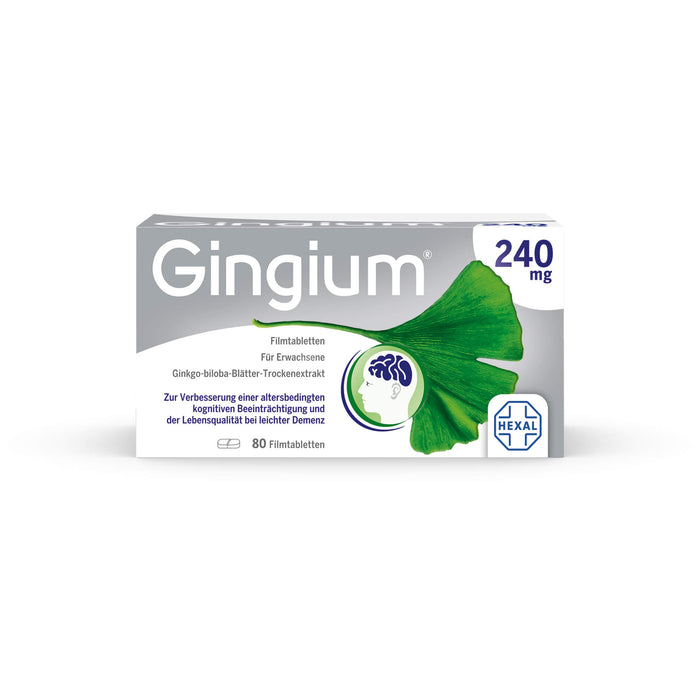 Gingium 240 mg Filmtabletten, 80 St. Tabletten
