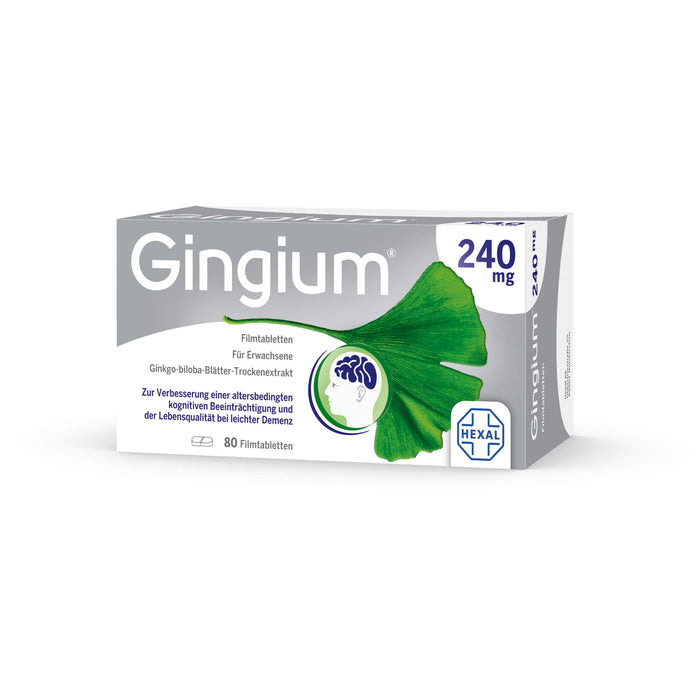 Gingium 240 mg Filmtabletten, 80 St. Tabletten