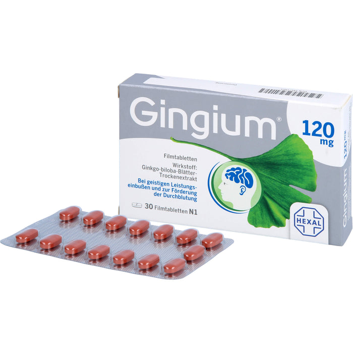 Gingium 120 mg Filmtabletten, 30 St. Tabletten