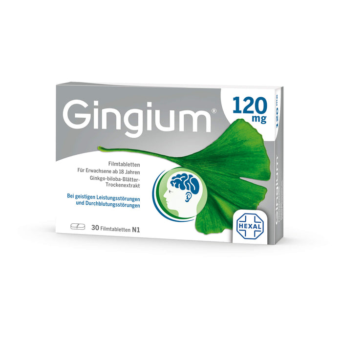 Gingium 120 mg Filmtabletten, 30 St. Tabletten
