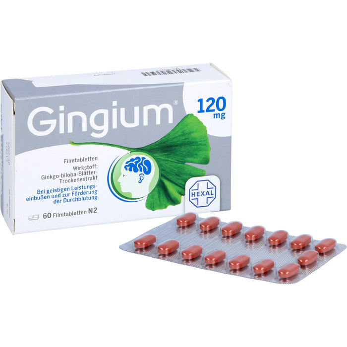 Gingium 120 mg Filmtabletten, 60 St. Tabletten