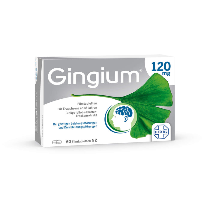 Gingium 120 mg Filmtabletten, 60 St. Tabletten
