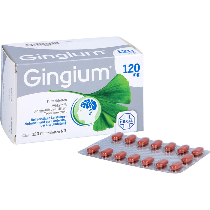 Gingium 120 mg Filmtabletten, 120 St. Tabletten