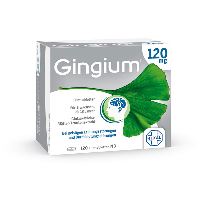 Gingium 120 mg Filmtabletten, 120 St. Tabletten