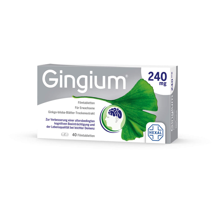 Gingium 240 mg Filmtabletten, 40 St. Tabletten