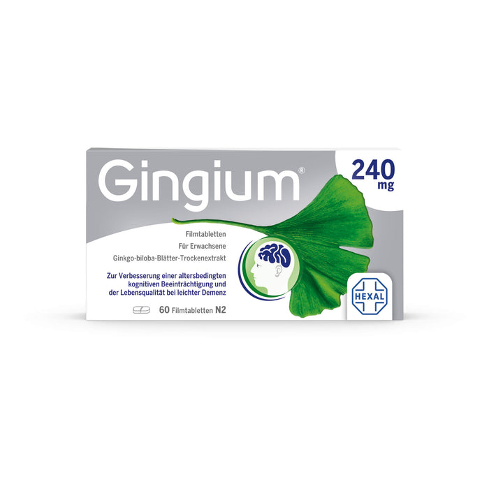 Gingium 240 mg Filmtabletten, 60 St. Tabletten