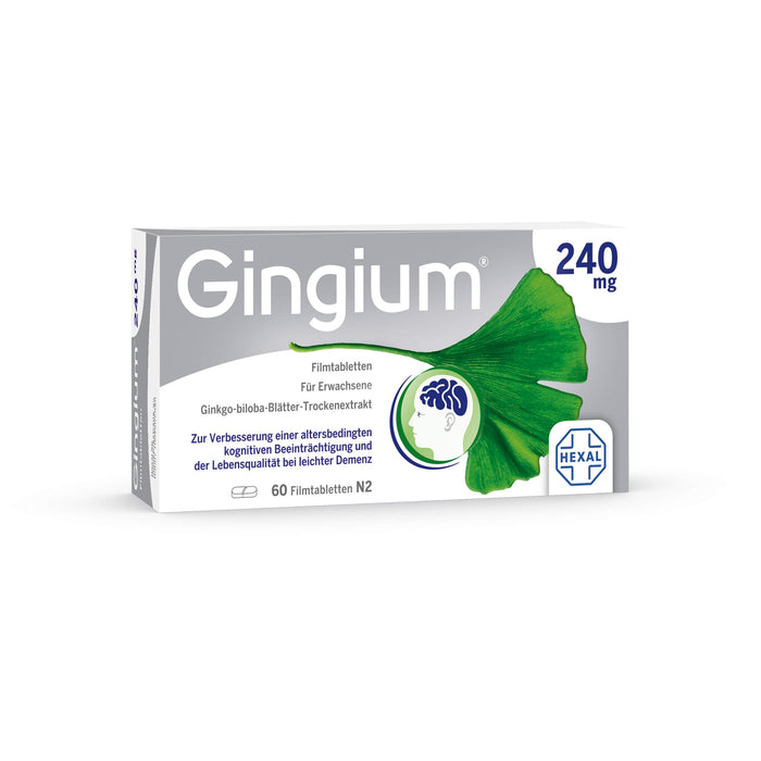 Gingium 240 mg Filmtabletten, 60 St. Tabletten