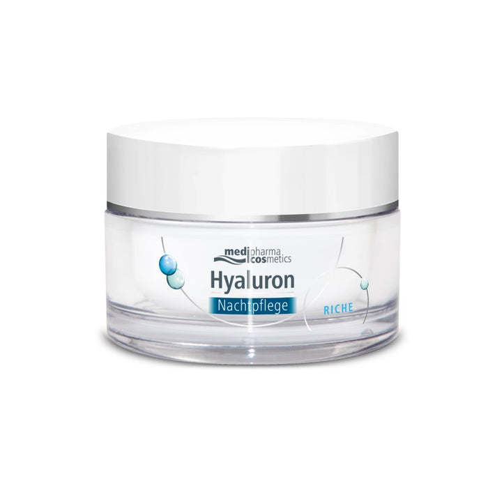 medipharma cosmetics Hyaluron Nachtpflege reichhaltig, 50 ml Creme