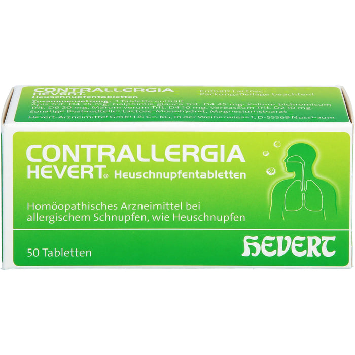 Contrallergia Hevert Heuschnupfentabletten, 50 St. Tabletten