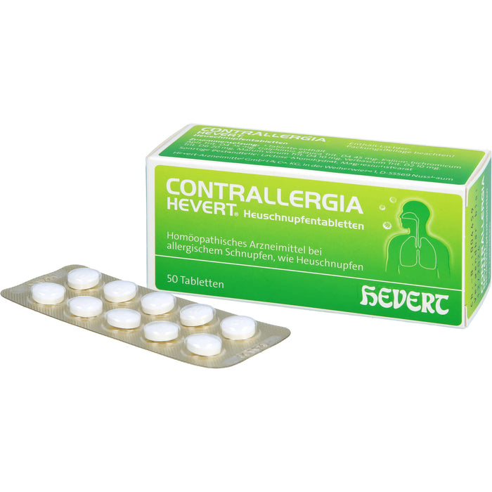 Contrallergia Hevert Heuschnupfentabletten, 50 St. Tabletten