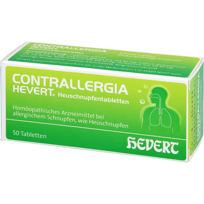 Contrallergia Hevert Heuschnupfentabletten, 50 St. Tabletten