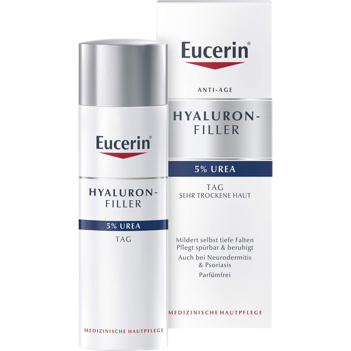 Eucerin Anti-Age Hyaluron-Filler Creme 5 % Urea Tag, 50 ml Creme