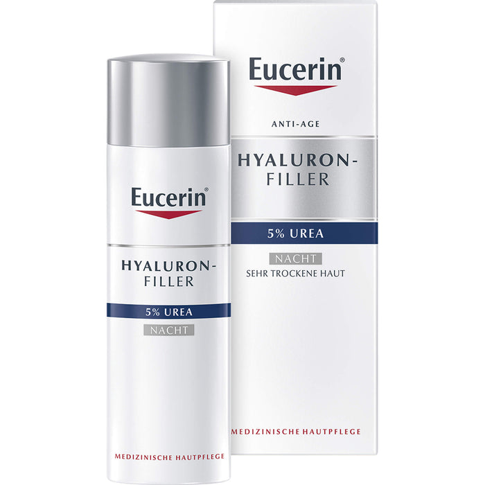 Eucerin Hyaluron-Filler 5% Urea Nacht Creme, 50 ml Creme