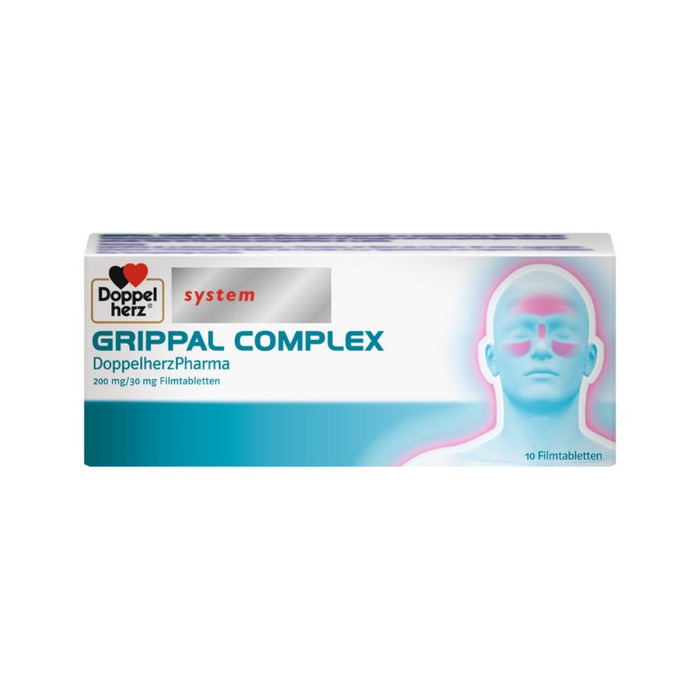 Doppelherz System Grippal Complex Filmtabletten, 10 St. Tabletten