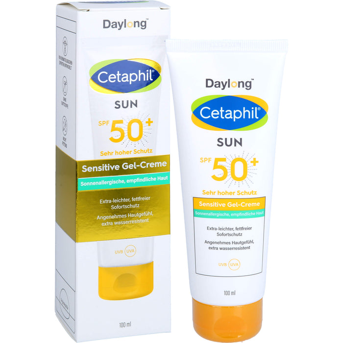 Cetaphil Sun Daylong Sensitive Gel-Creme SPF 50+, 100 ml Gel