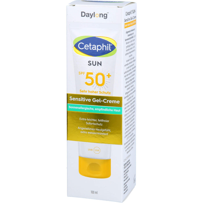 Cetaphil Sun Daylong Sensitive Gel-Creme SPF 50+, 100 ml Gel