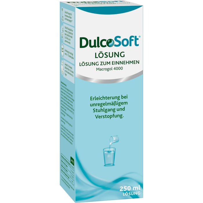 DulcoSoft Lösung weicht harten Stuhl auf, 250 ml Lösung
