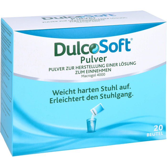 DulcoSoft Pulver mit Macrogol 4000 bei unregelmäßigem Stuhlgang und Verstopfung, 200 g Pulver
