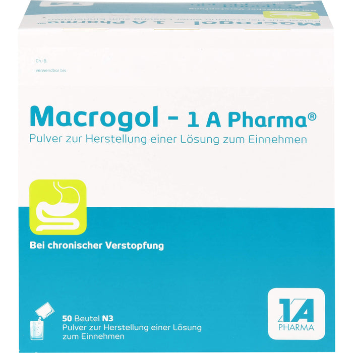 Macrogol - 1 A Pharma, Pulver zur Herstellung einer Lösung zum Einnehmen, 50 St. Beutel