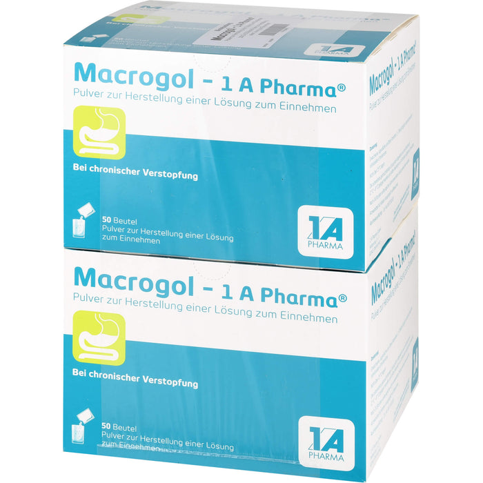 Macrogol - 1A Pharma Pulver bei chronischer Verstopfung, 100 St. Beutel