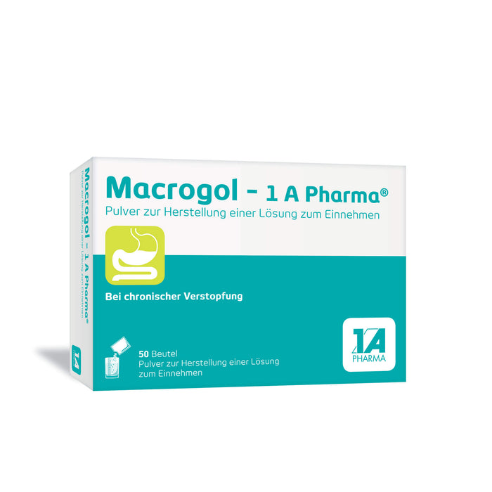 Macrogol - 1A Pharma Pulver bei chronischer Verstopfung, 100 St. Beutel