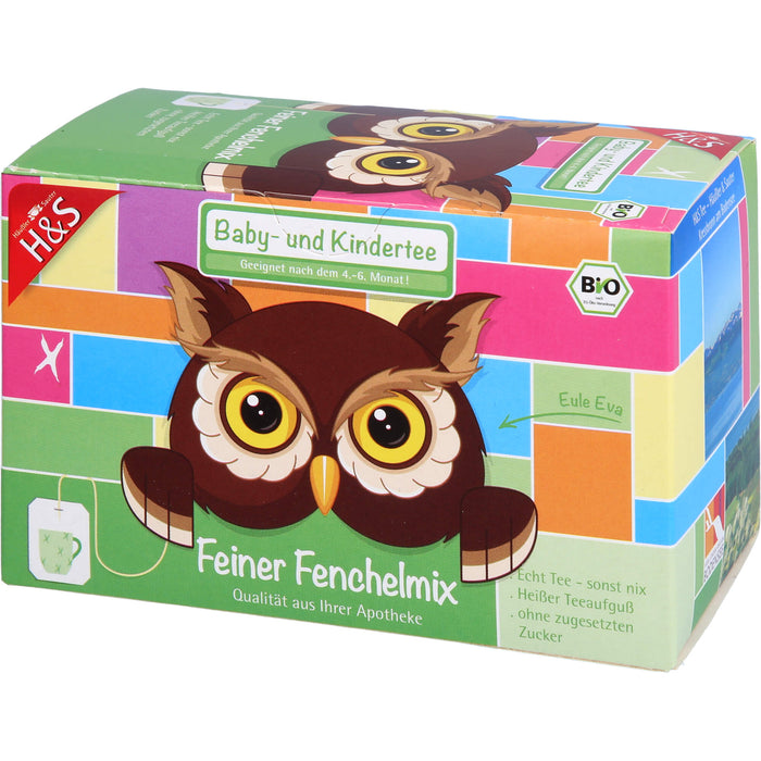 H&S Feiner Fenchelmix (Bio Baby- und Kindertee), 20X1.5 g FBE
