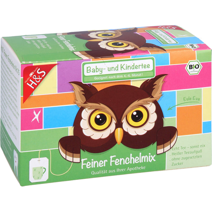 H&S Feiner Fenchelmix (Bio Baby- und Kindertee), 20X1.5 g FBE
