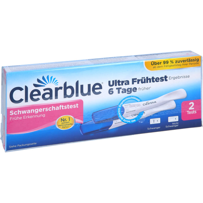 Clearblue Schwangerschaftstest Frühe Erkennung, 2 St. Test