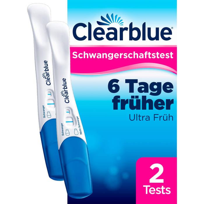 Clearblue Schwangerschaftstest Frühe Erkennung, 2 St. Test