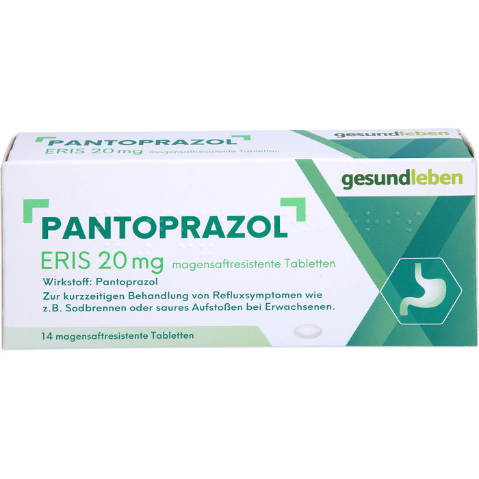 gesundleben Pantoprazol Eris 20 mg Tabletten bei Sodbrennen, 14 St. Tabletten